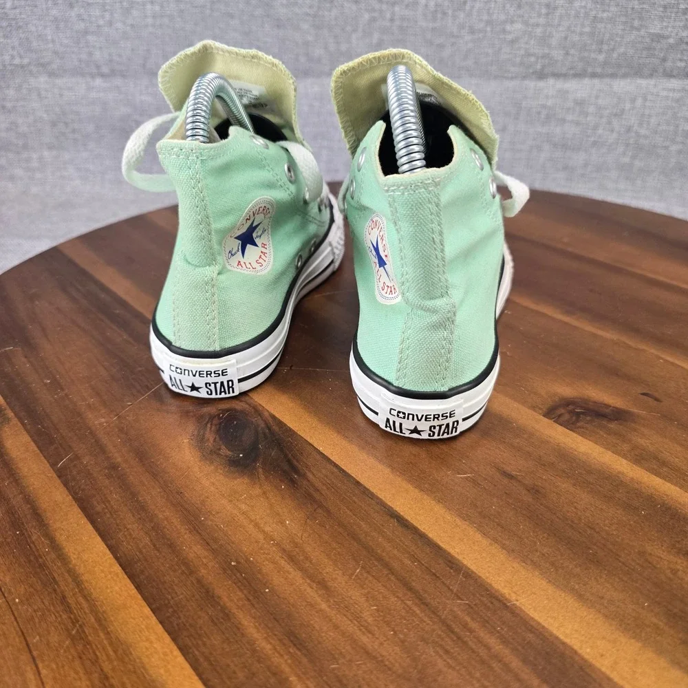 Converse Chuck Taylor All Star Kids Mint Green High Top Sneakers 342367F Size 13